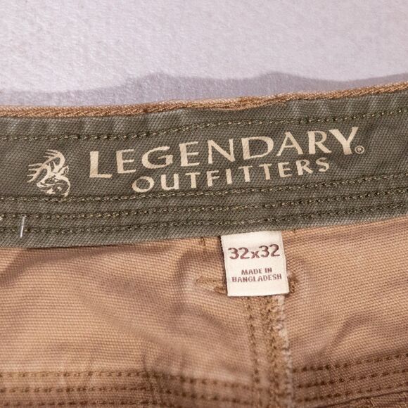 Legendary Outfitters Stretch Canvas Utility Work Pants Brown Men's Size 32x31 - Picture 4 of 7
